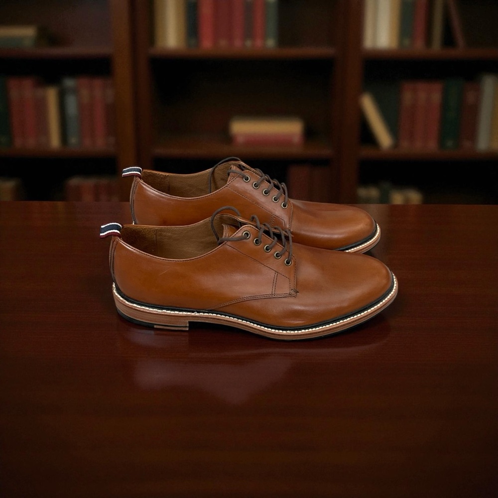 J. Crew Tan Leather Men's Oxfords